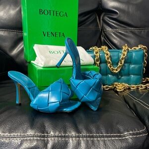 Bottega Veneta Blue Women's Heels